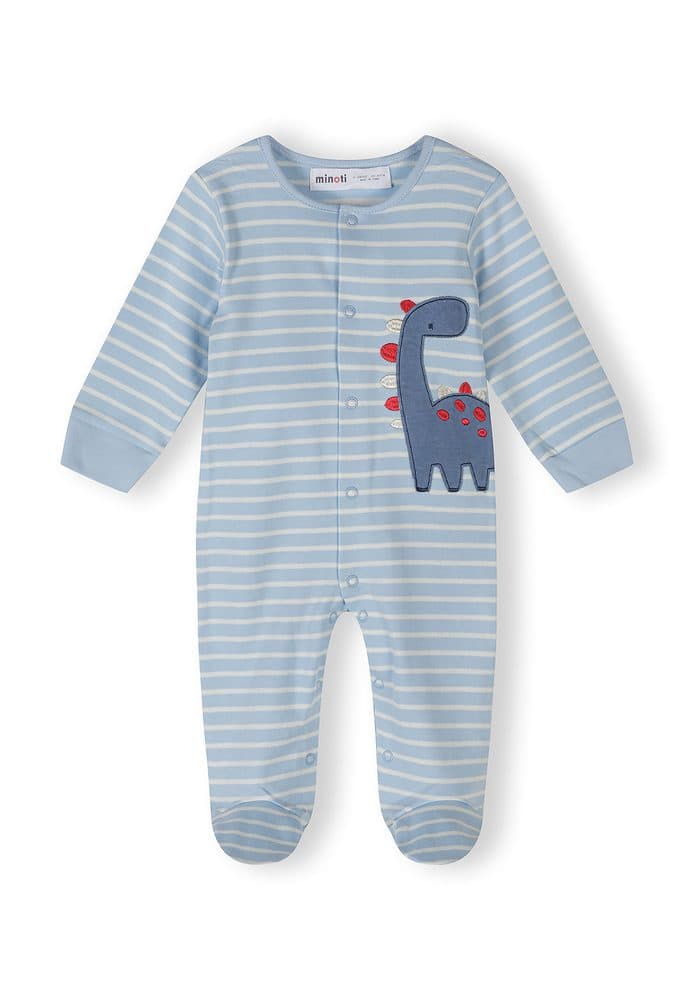 Kojenecký overal 3pack Minoti 28BABYPACK25 modrá - 56/62 | 0/3m - náhled 2
