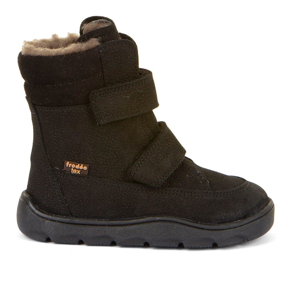Dívčí zimní barefoot boty ZERU TEX WINTER Black, Froddo, G3160240-7, černá - 36 - náhled 3