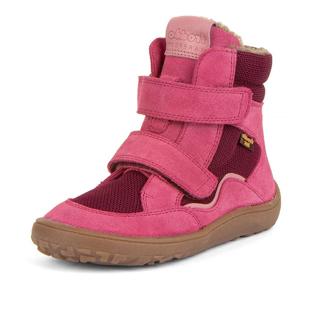 Dívčí zimní barefoot boty TEX WINTER Fuxia, Froddo, G3160233-5, fuxia -