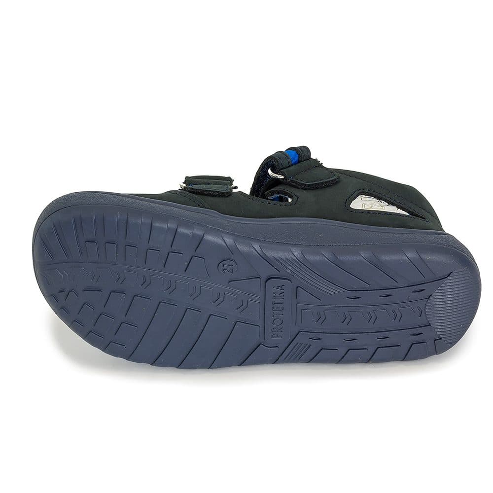 Chlapecké sandály Barefoot PADY DENIM, Protetika, tmavě modrá - 22 - náhled 3