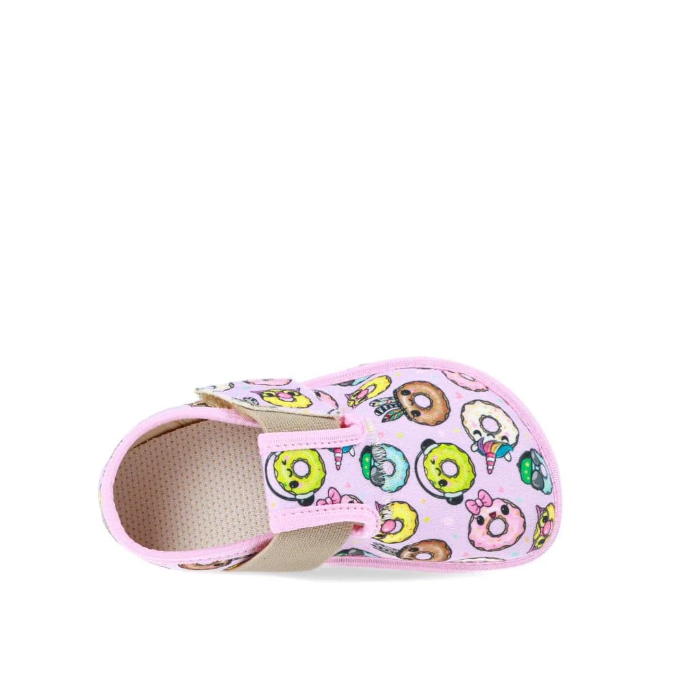 Barefoot dívčí přezůvky Pegres, BF01 Donut, růžová - 25 - náhled 4