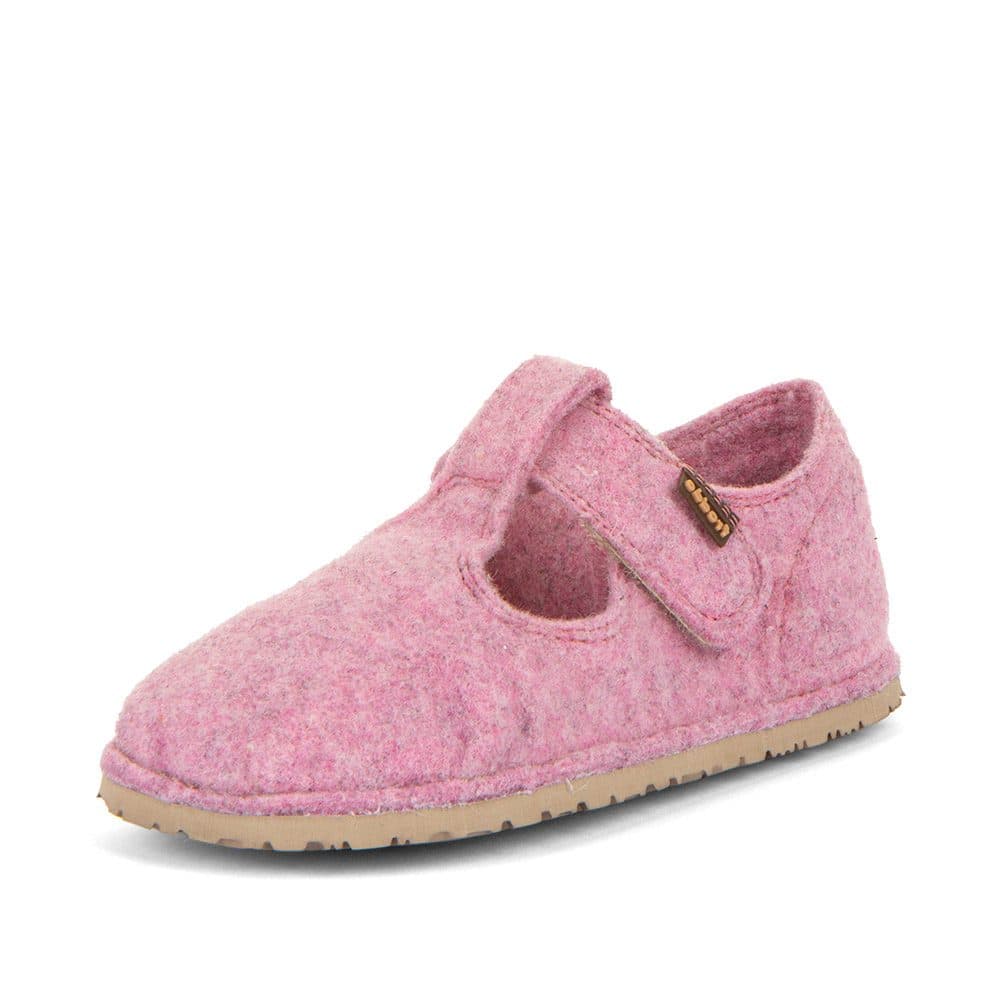 Dívčí barefoot bačkory FLEXY WOOLY Pink Froddo G1700378-7 růžová -
