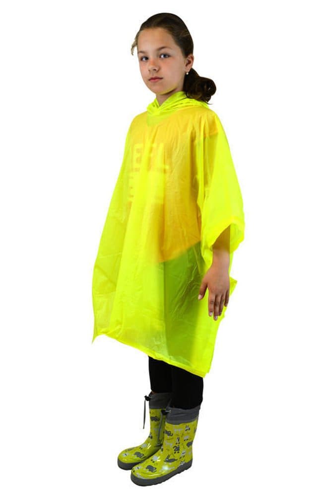 poncho PVC neonová, Pidilidi, PL0066-20, žlutá -