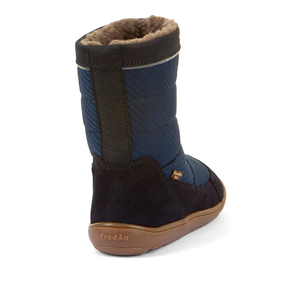 Dětské zimní barefoot sněhule UP TEX SNOW WOOL Dark Blue  G3160249-1 - 33 - náhled 5