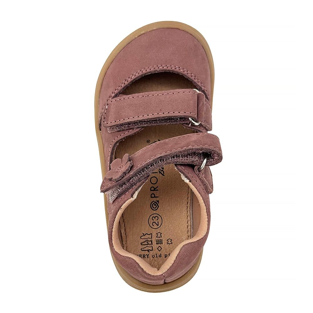 Dívčí barefoot sandály PROTETIKA NERY OLD PINK starorůžová - 32 - náhled 5