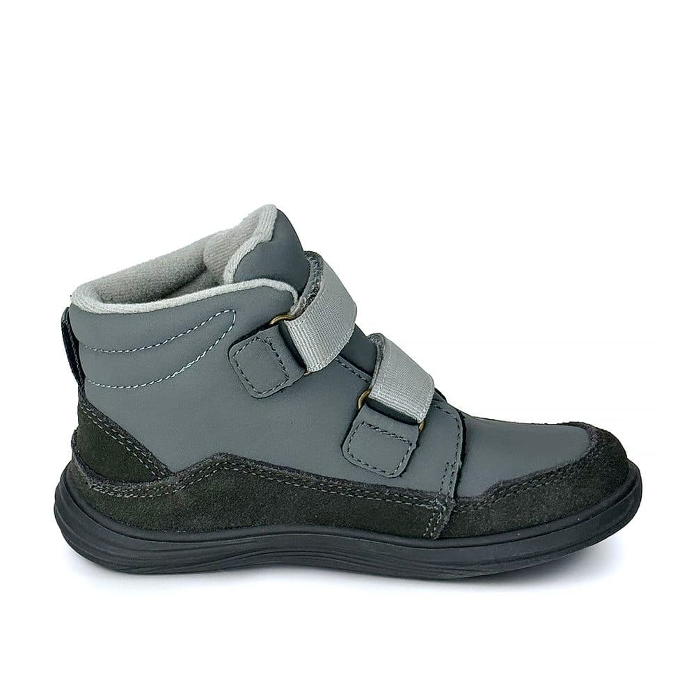 Dětské celoroční barefoot boty Bugga NUVA Dark Grey B00198-09 - 25 - náhled 4