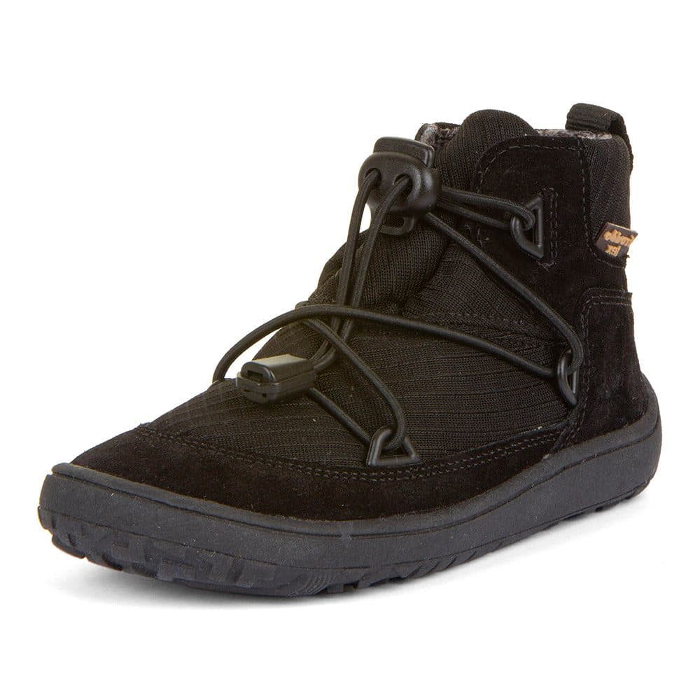 Dětské celoroční barefoot boty TEX TRACK Black Froddo G3110257-2 - černá -