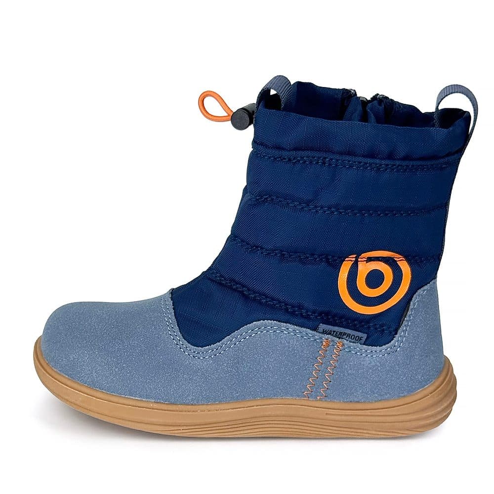 Chlapecké zimní barefoot boty s membránou Bugga RUBA Blue B00197-04 - 25 - náhled 3