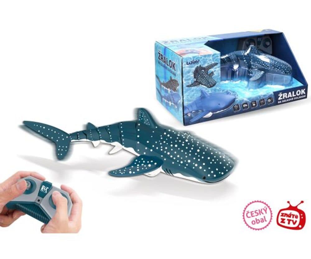 Žralok bílý RC do vody 35 cm, Wiky RC, W012527 - náhled 2