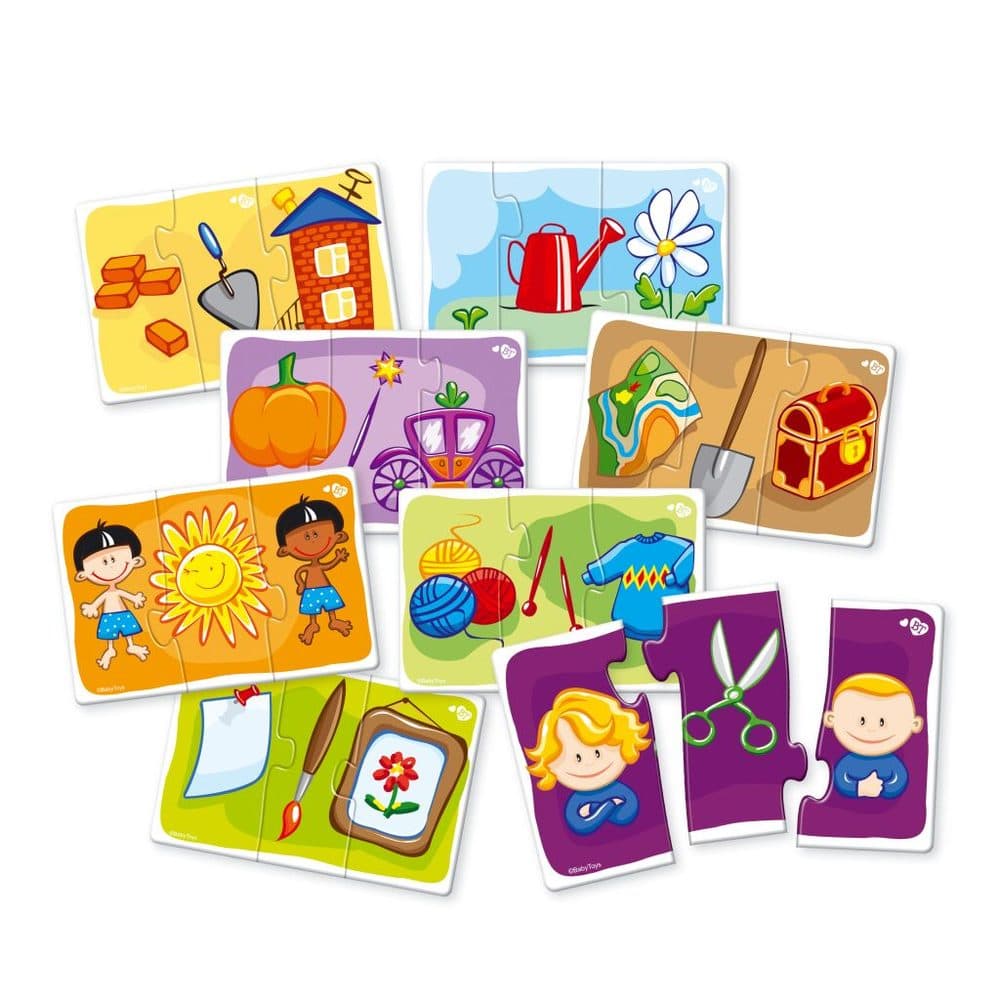 Far Far Land Puzzle činnosti trojice 8 obrázků, Far Far Land, W022259 - náhled 2