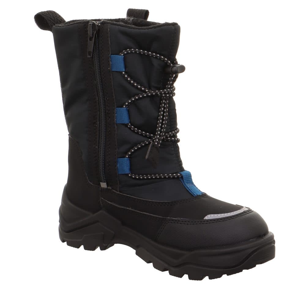 Chlapecké zimní boty barefit SNOW MAX Black/Blue Gore-Tex, Superfit , 1-002025-0000, černá - 27 - náhled 2