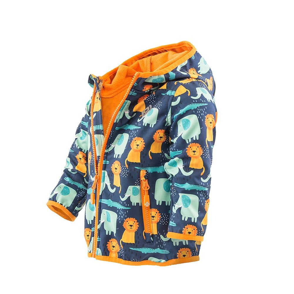 bunda chlapecká softshellová s potiskem a pevnou kapucí,  Pidilidi, PD1103-02, Kluk - 104/110 | 4/5let - náhled 5