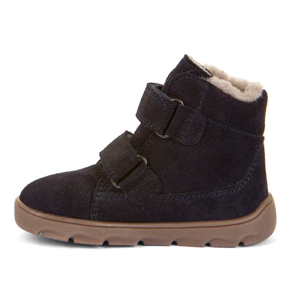 Chlapecké zimní barefoot boty ZERU TEX FURRY Dark blue, Froddo, G2110149, tmavě modrá - 28 - náhled 3