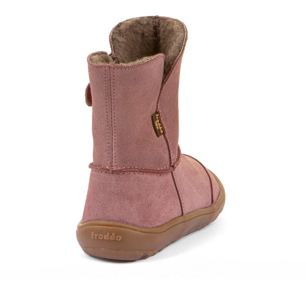 Dívčí zimní barefoot boty TEX SUEDE Dark Pink  G3160250 - 25 - náhled 5