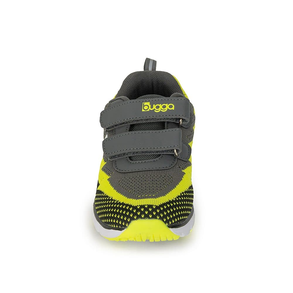 Dětské lehké sportovní tenisky BUGGA HONE Gray/Yellow/Black - 27 - náhled 4