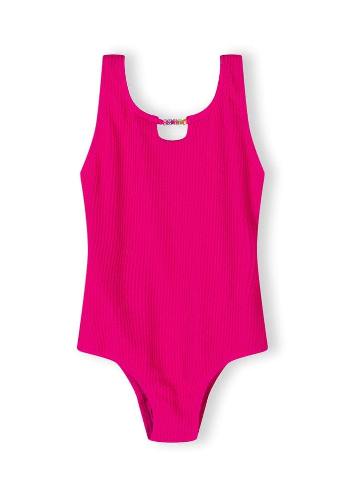Plavky dívčí jednodílné Minoti 30SWIM157 růžová -