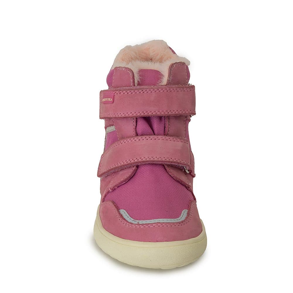 Dívčí zimní barefoot boty DAXI PINK, Protetika, růžová - 22 - náhled 4
