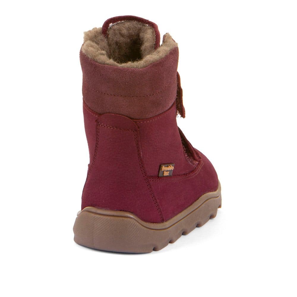 Dívčí zimní barefoot boty ZERU TEX WINTER Bordeaux Froddo G3160240-8 - 28 - náhled 5