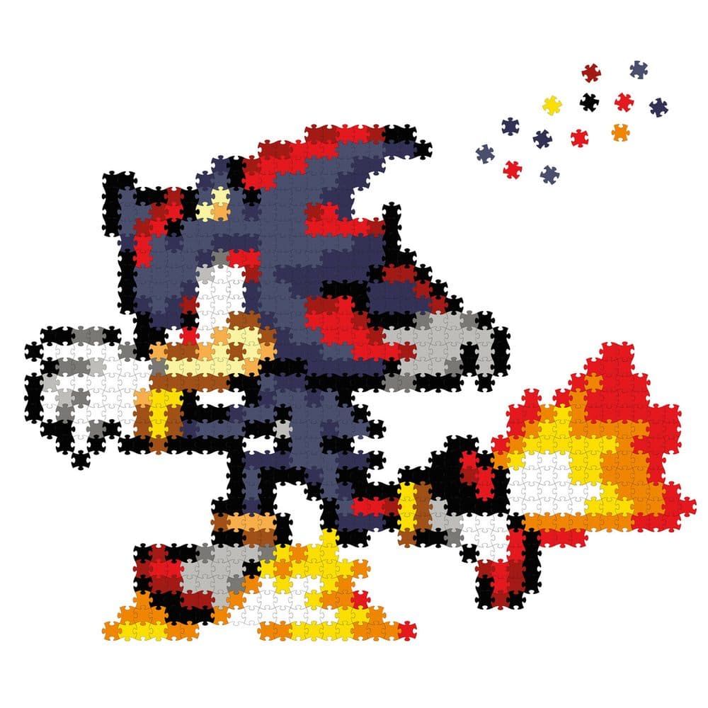 Jixelz REMIX Sonic puzzle plastové pixel art Runnin' Shadow, JIXELZ, W053138