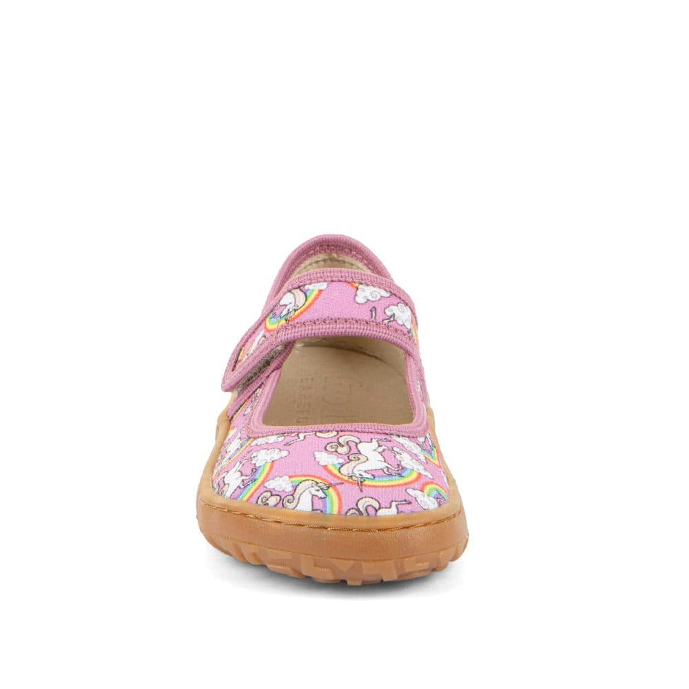 Dívčí plátěné barefoot baleríny CANVAS BALETTY WHITE/PINK FRODDO G1700437-3 - 25 - náhled 4