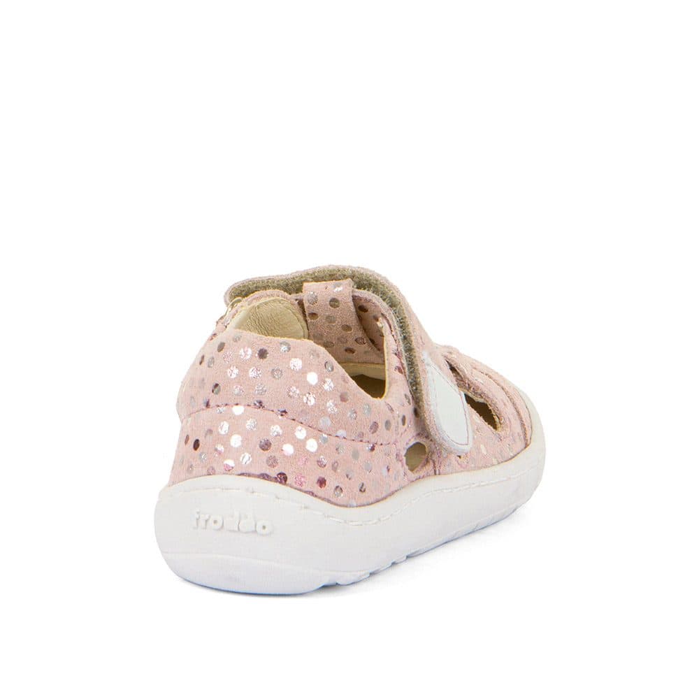 Dívčí barefoot sandály ELASTIC Pink+ Froddo G3150262-7 růžová - 33 - náhled 4