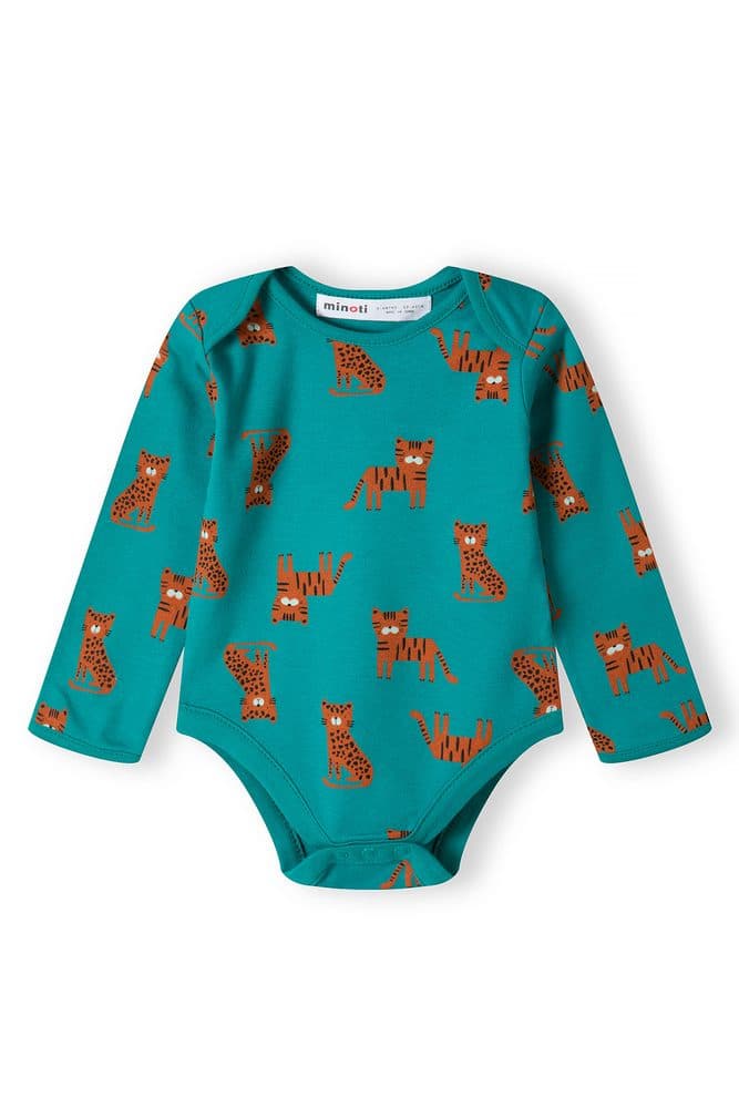 Body kojenecké 4pack, Minoti, 15mbaby 9, modrá - 50/56 | NB - náhled 4