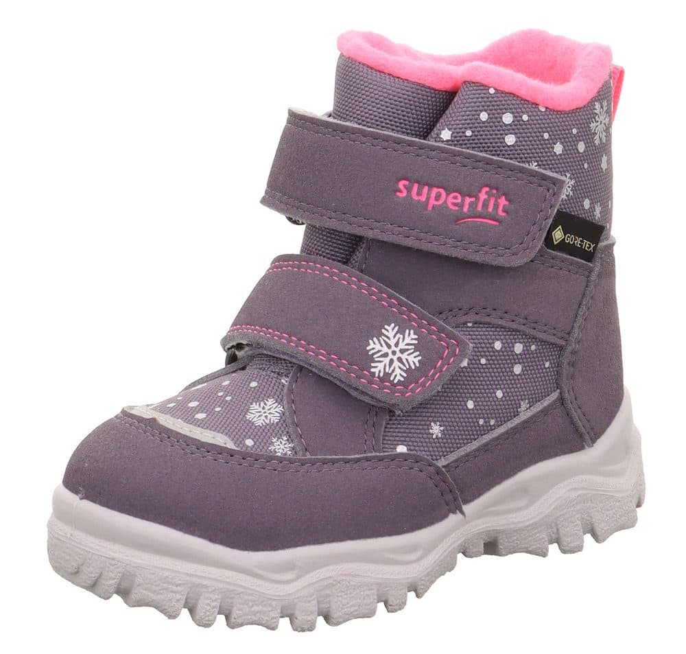 Dívčí zimní boty HUSKY1 Purple/Pink Gore-Tex, Superfit,1-006045-8500 -