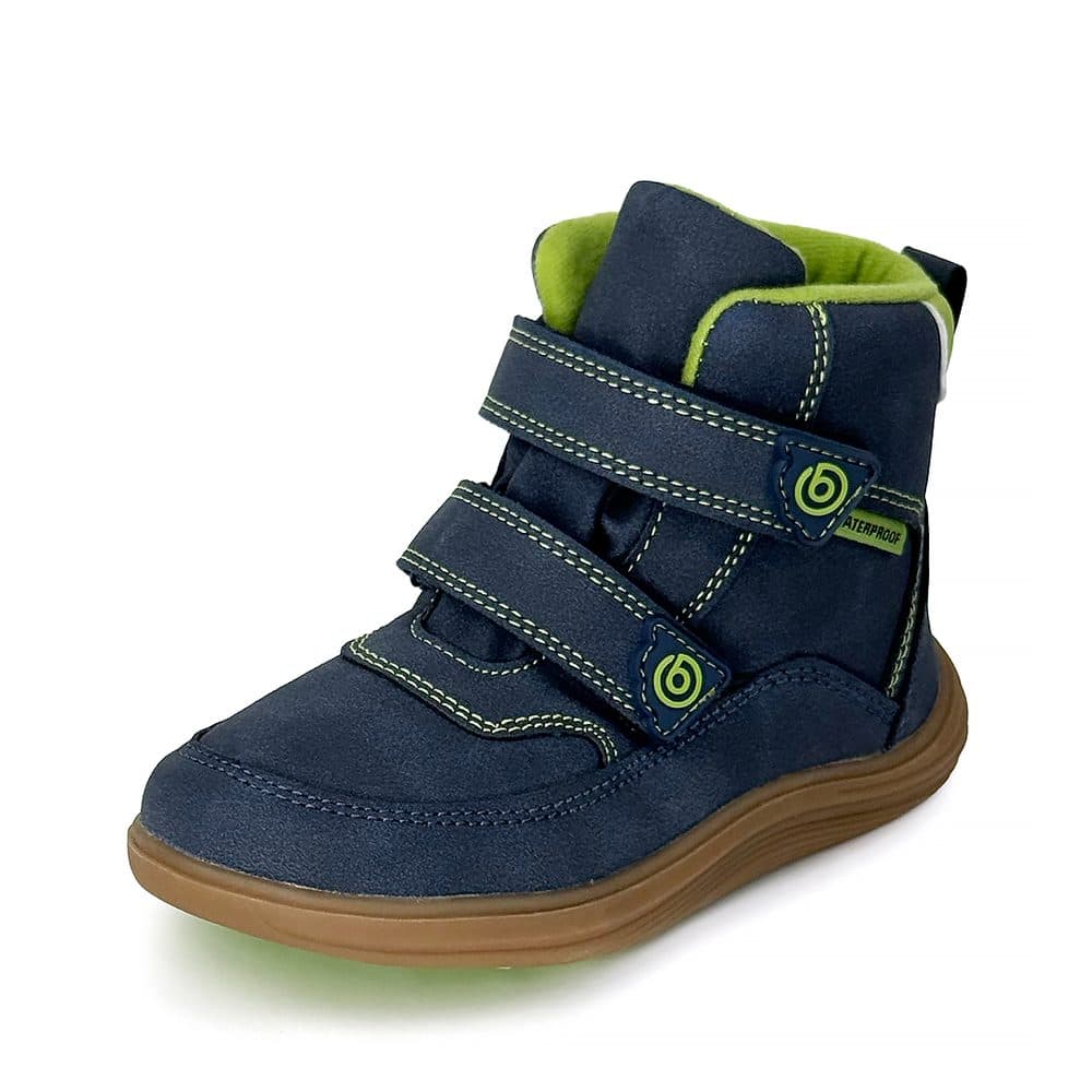 Chlapecké celoroční barefoot boty Bugga KIVO Navy B00199-04 -