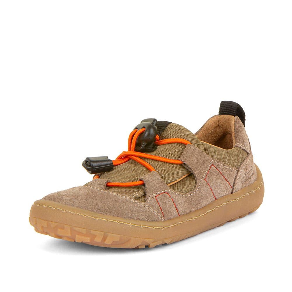 Dětské barefoot tenisky TRACK Olive Froddo G3130243-6 hnědá -