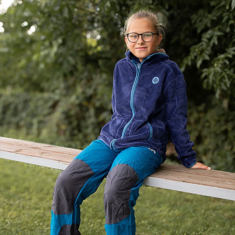 mikina chlapecká chlupatá se stojáčkem, Pidilidi, PD1139-35, tmavě modrá - 86/92 | 18-24m - náhled 2