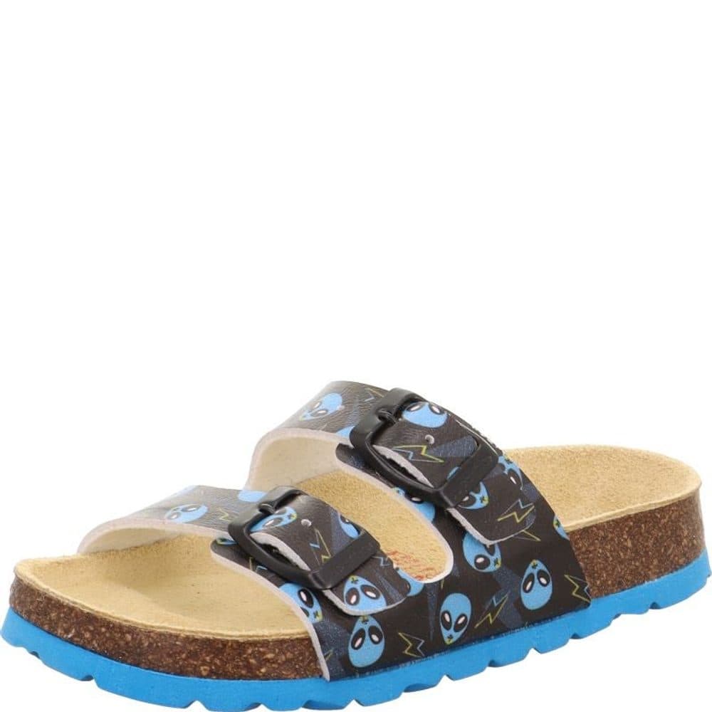 Chlapecké korkové pantofle Superfit FOOTBAD Black/Multicolored 1-800111-0060 -