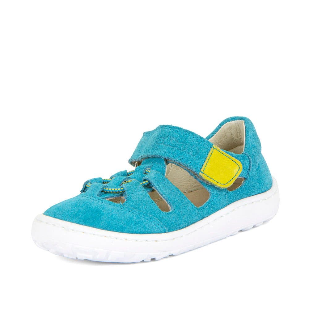 Dívčí barefoot sandály ELASTIC Turquoise Froddo G3150262-15 tyrkysová -