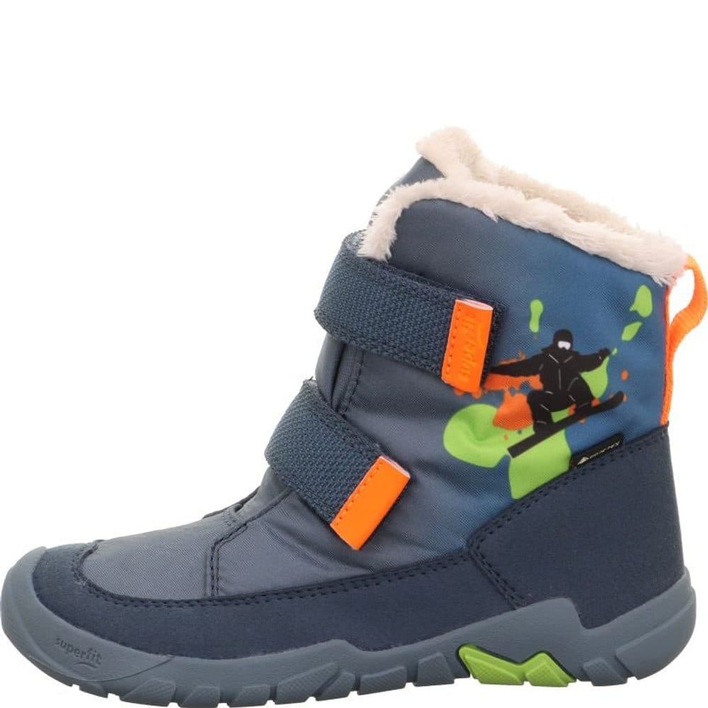 Chlapecká zimní obuv Superfit barefit TRACE GTX  Blue/Orange 1-006041-8020 - 25 - náhled 4