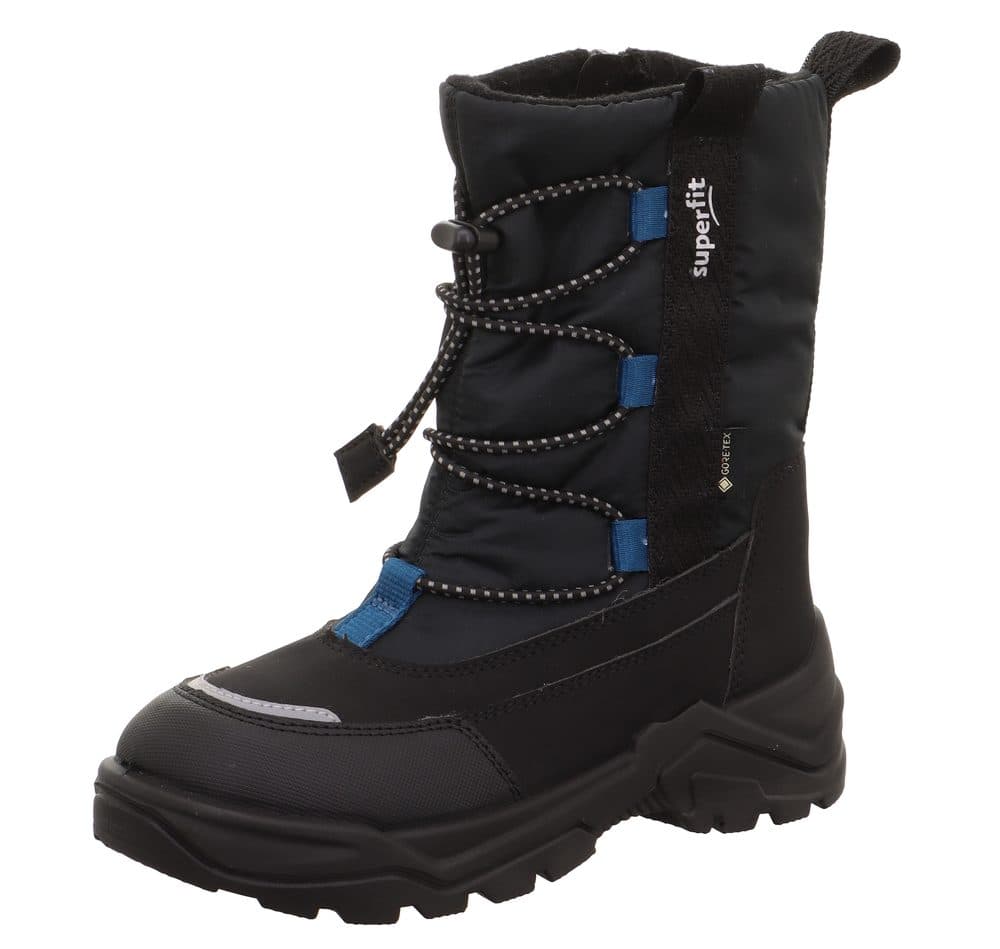 Chlapecké zimní boty barefit SNOW MAX Black/Blue Gore-Tex, Superfit , 1-002025-0000, černá - 27 - náhled 1
