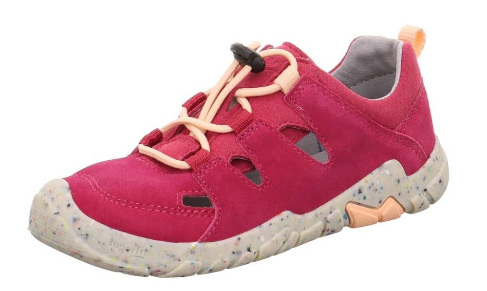 Dívčí celoroční boty Barefit TRACE, Superfit, 1-006037-5000, červená -