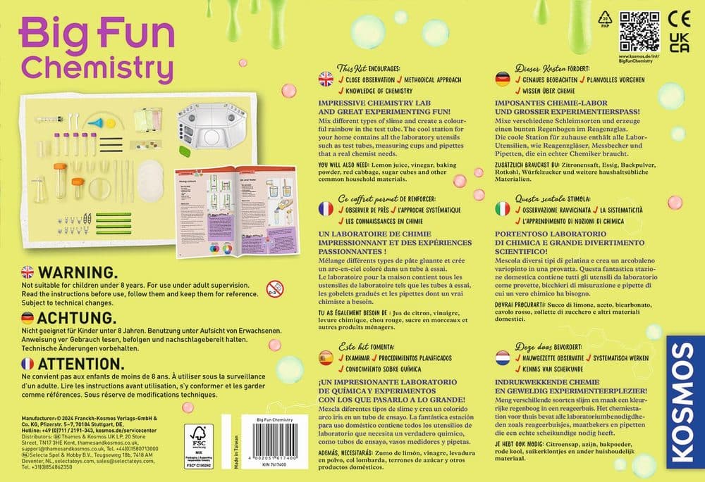 KOSMOS Chemická laboratoř set, KOSMOS, W052932 - náhled 5