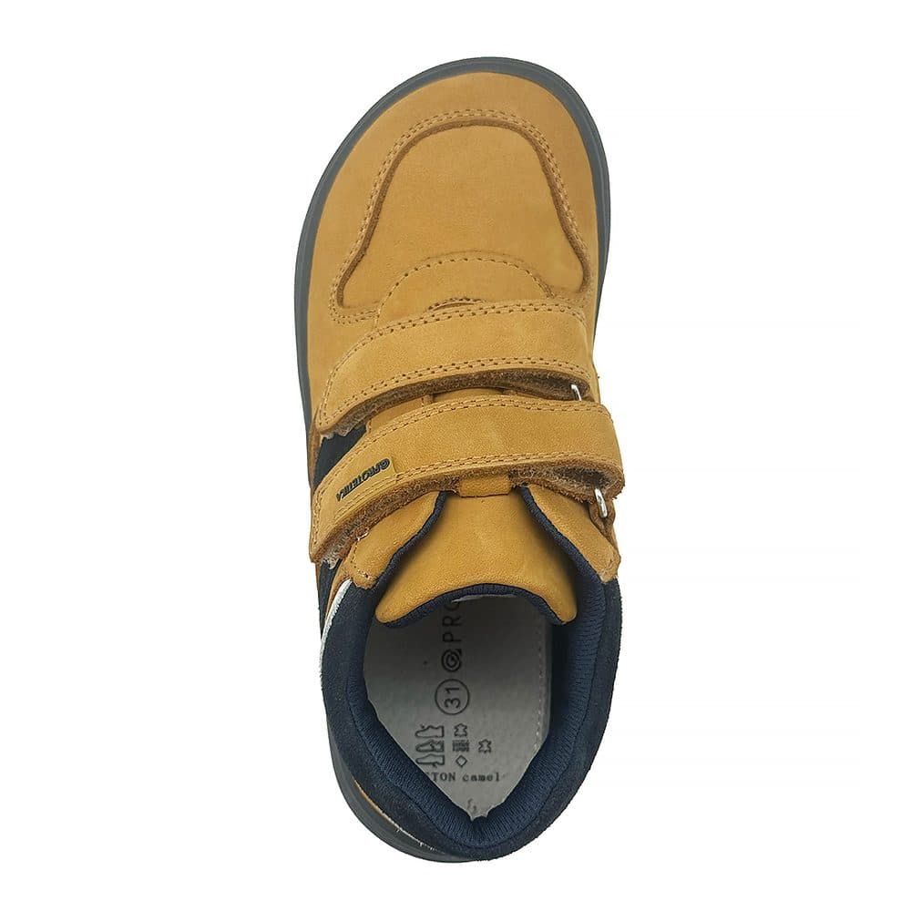 Chlapecké barefoot tenisky VESTON CAMEL Protetika hnědé - 21 - náhled 5