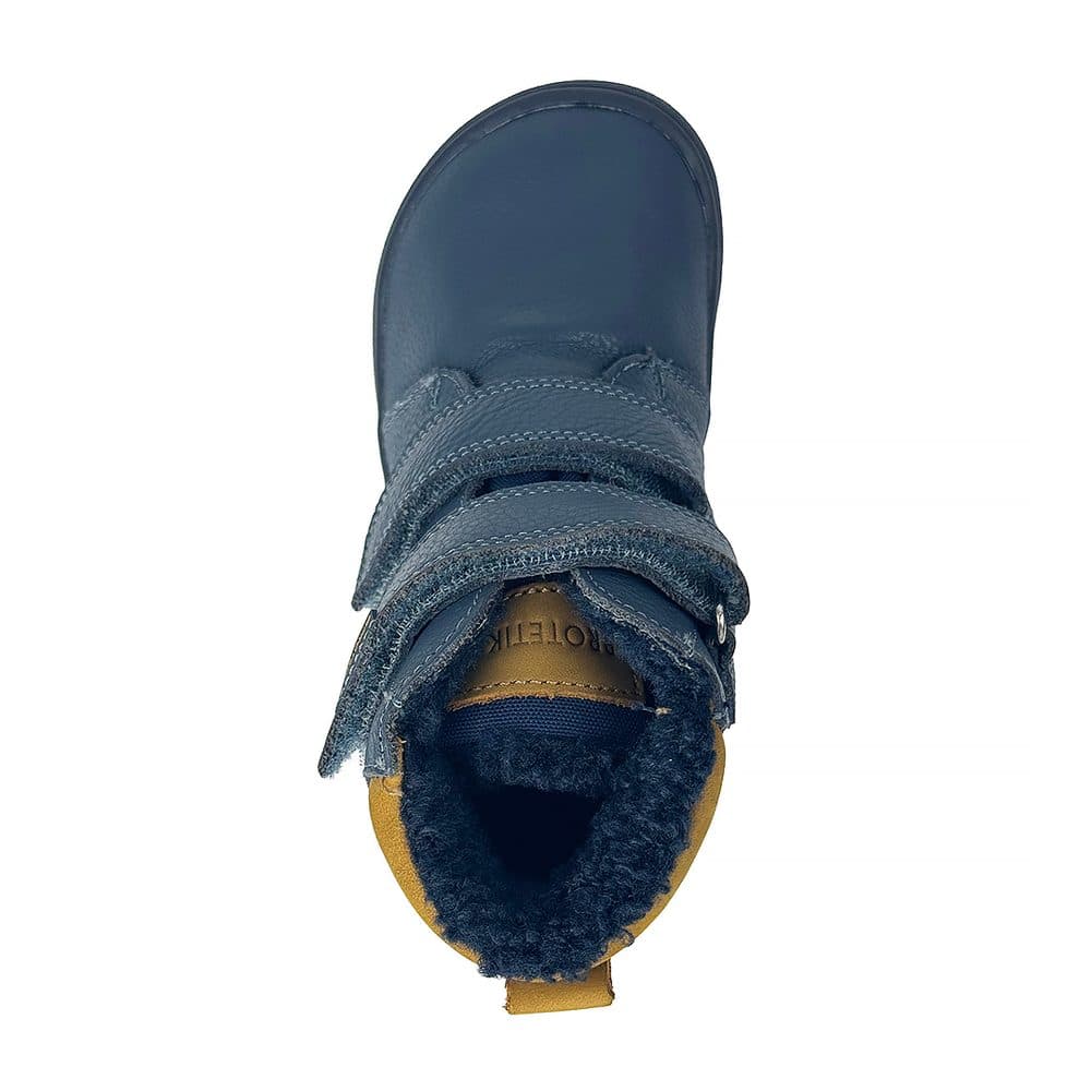 Chlapecké zimní barefoot boty PRO-tex Protetika - GERO DENIM - 22 - náhled 4