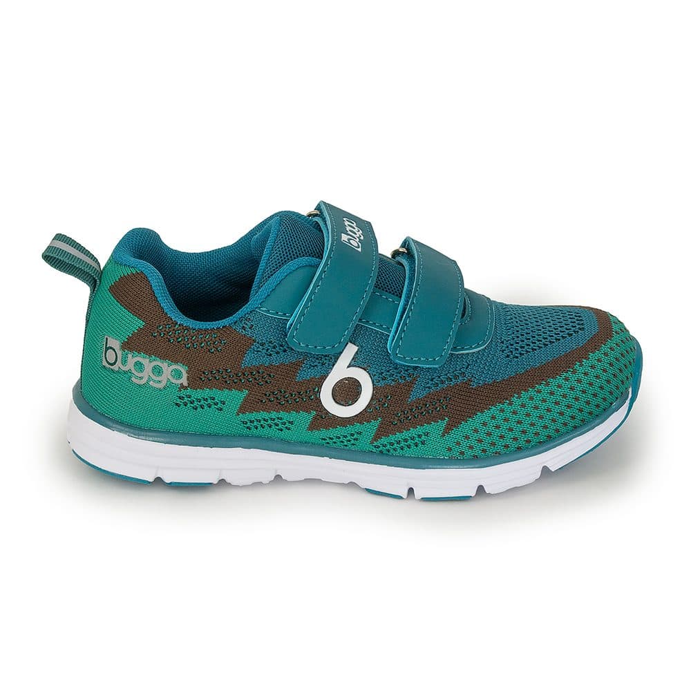 Chlapecké lehké sportovní tenisky BUGGA HONE Blue/Brown/Green - 27 - náhled 3