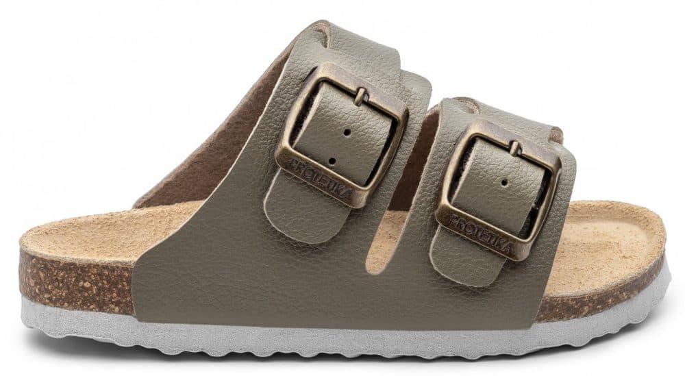 Dětské ortopedické pantofle Lifestyle T94/53, Protetika, khaki - 30 - náhled 2