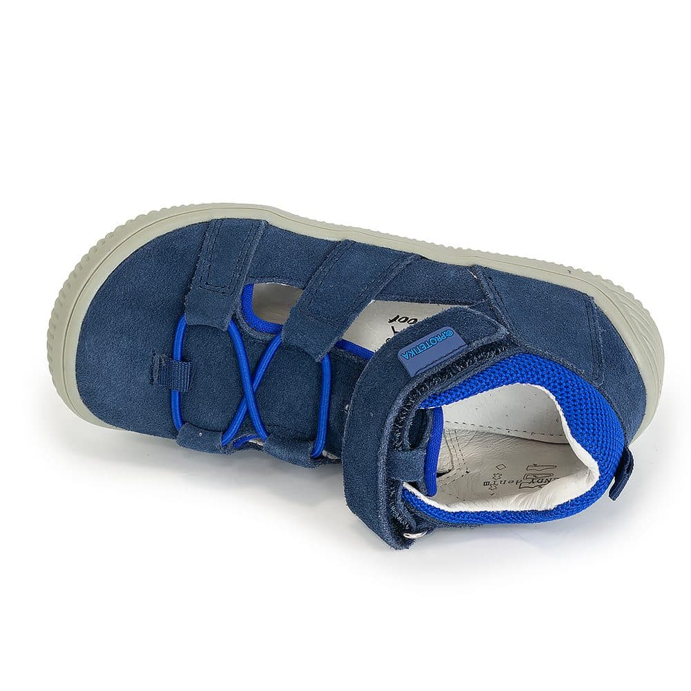 chlapecké sandály Barefoot KENDY DENIM, Protetika, tmavě modrá - 21 - náhled 5