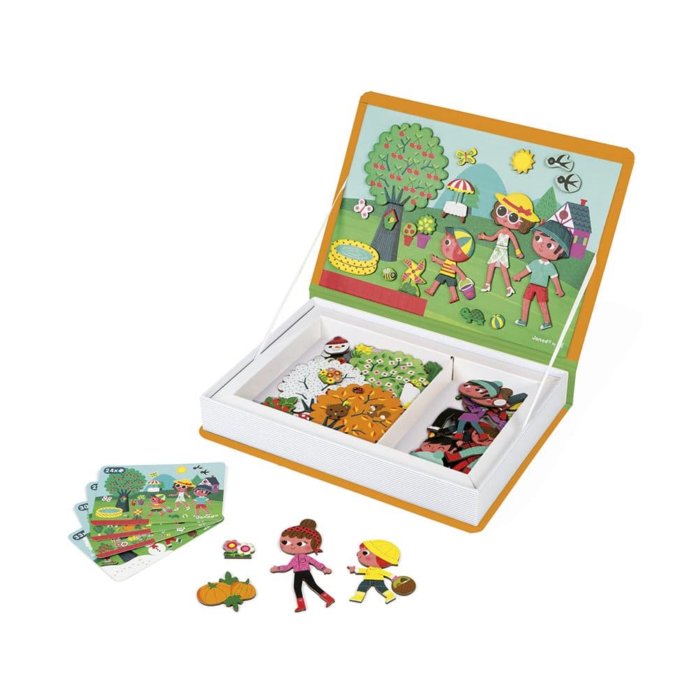 Janod Magnetická kniha Magnetibook Roční období, Janod, W056822 - náhled 2