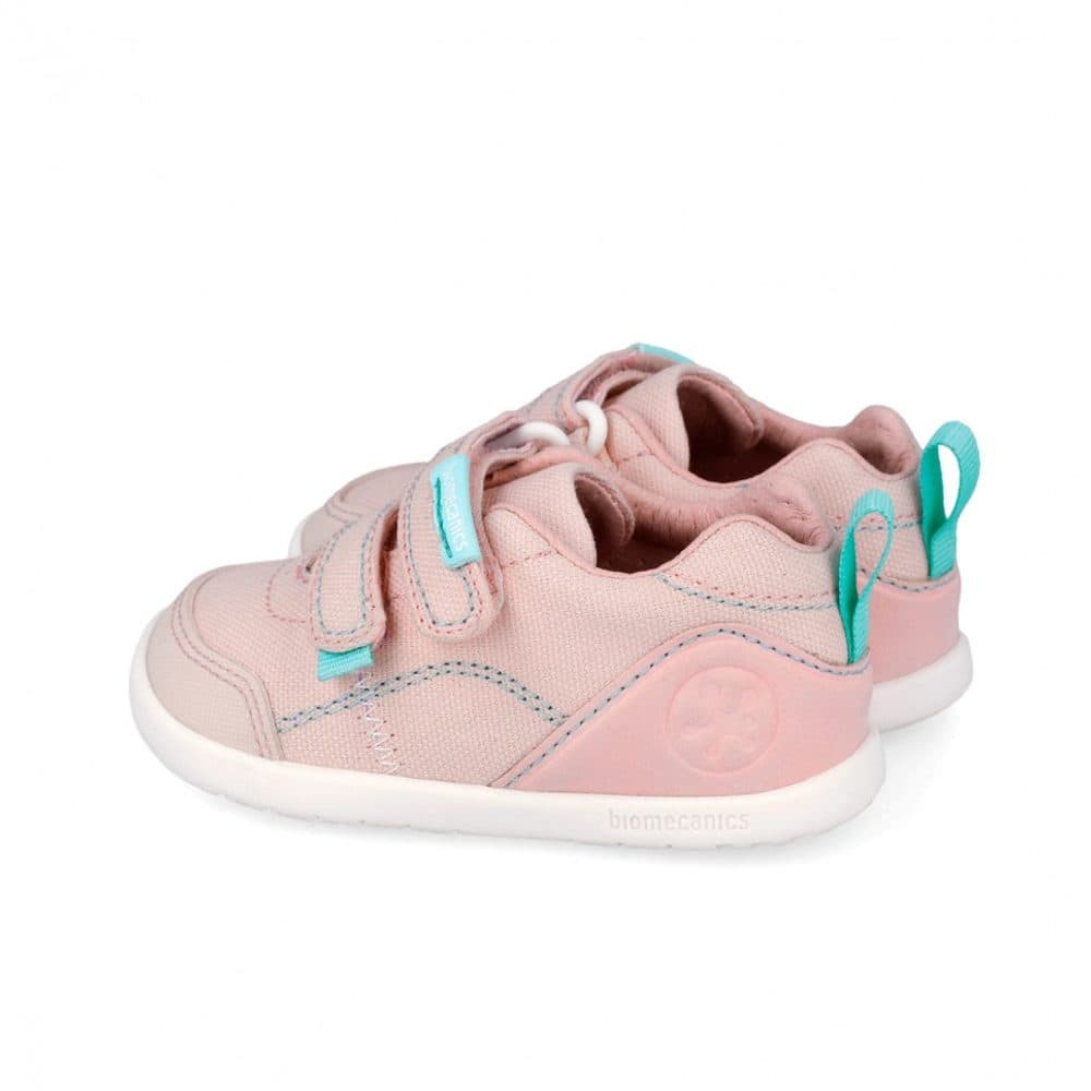 Dívčí barefoot plátěné tenisky  LONA BASICA ROSA Biomecanisc 262190-E032 - 22 - náhled 4