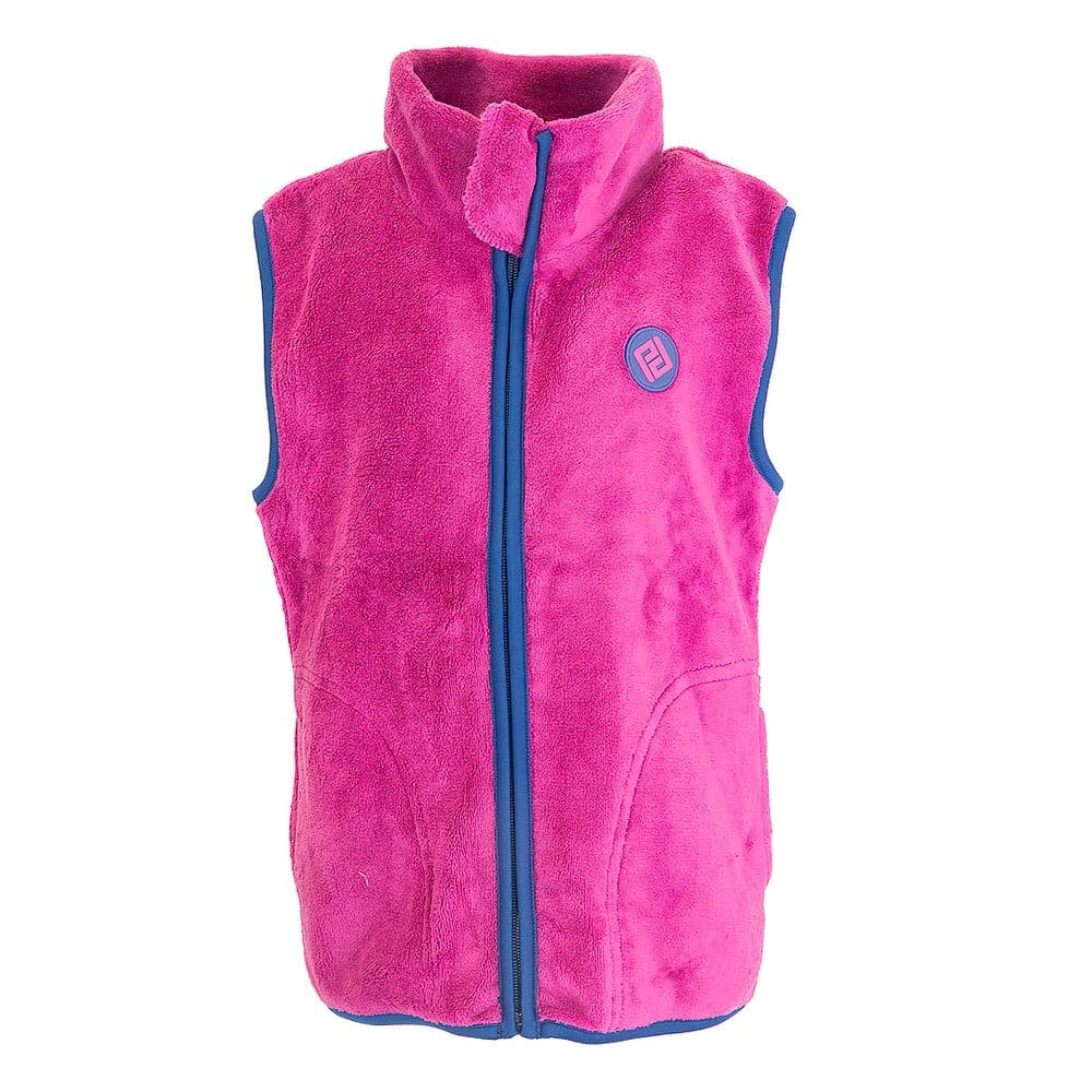 vesta dívčí chlupatá se stojáčkem, Pidilidi, PD1140-07, fuchsia - 104 | 4let - náhled 5