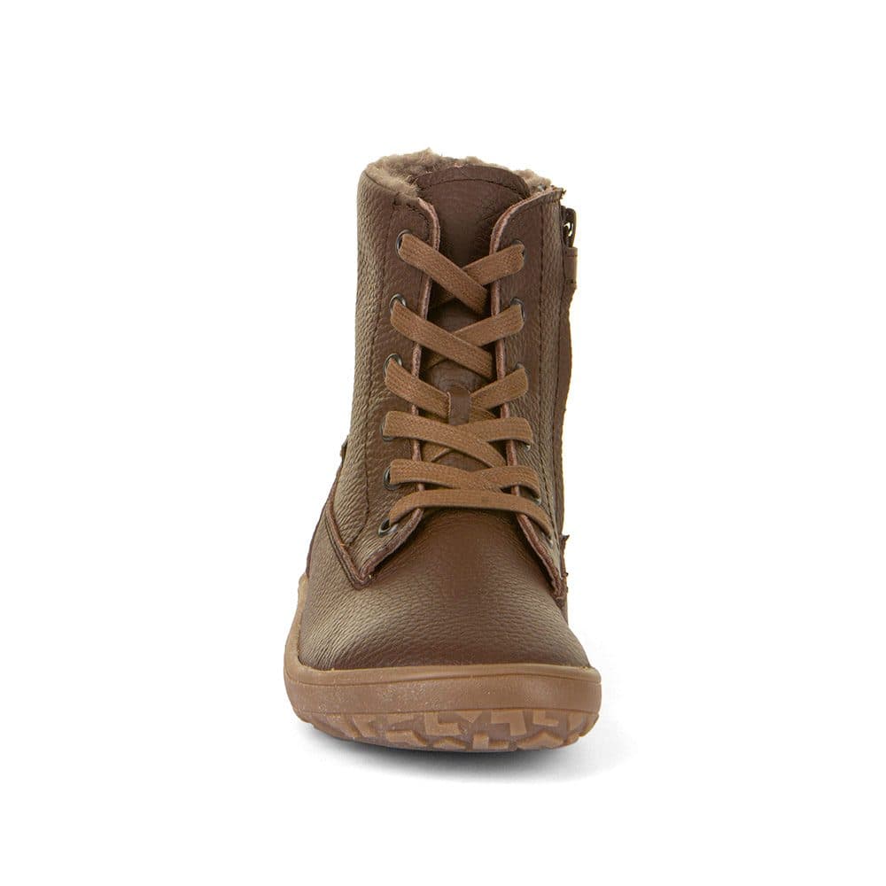 Dětské zimní barefoot boty TEX LACES Brown, Froddo, G3160236-1, hnědá - 32 - náhled 2