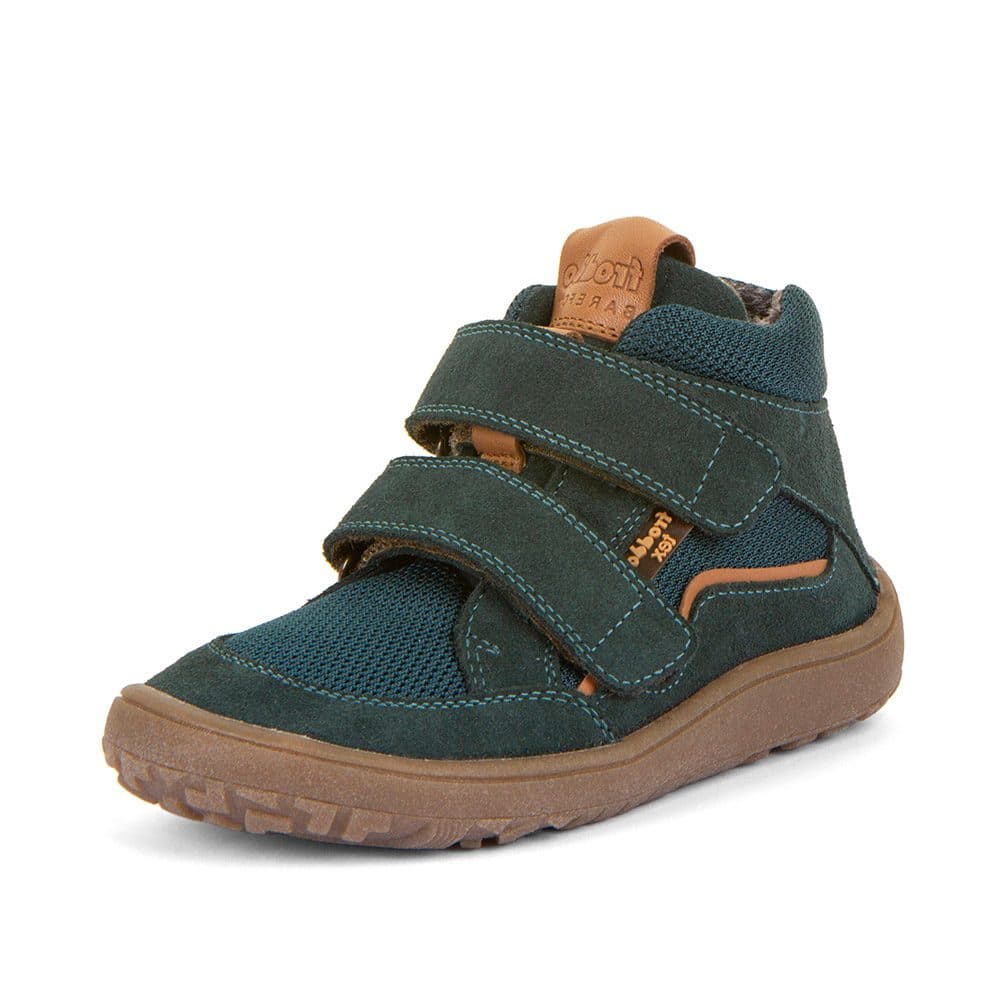 Chlapecké barefoot boty TEX AUTUMN  Petroleum Froddo G3110254-13 - khaki - 23