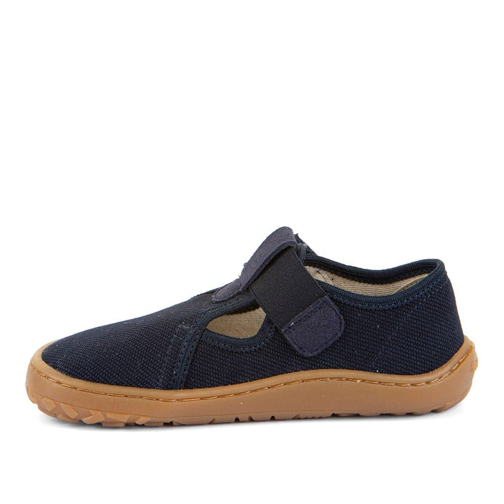 Chlapecké plátěné barefoot přezůvky CANVAS T-BAR DARK BLUE Froddo G1700439 - 35 - náhled 3