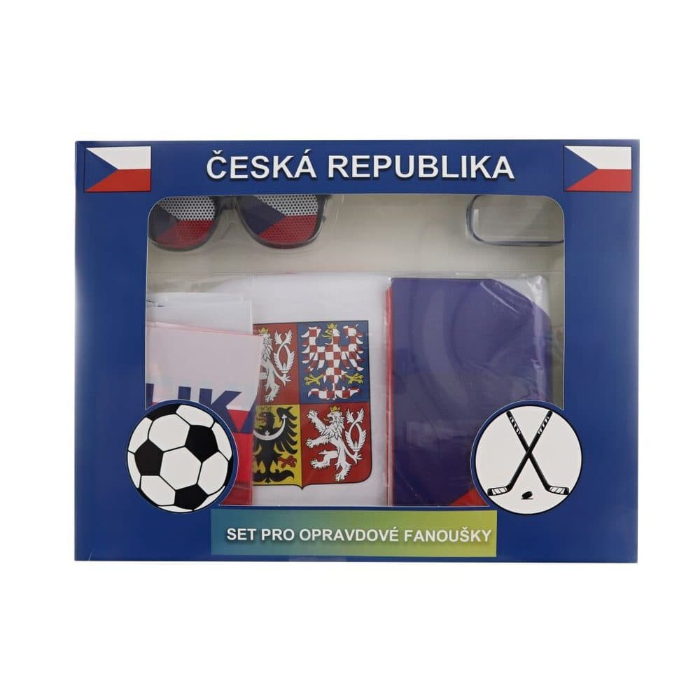 Fandící set Česká republika s kloboukem, Wiky, W040285 - náhled 4