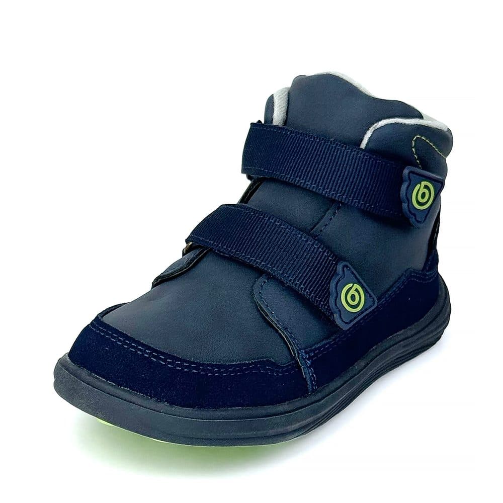 Chlapecké celoroční barefoot boty Bugga NUVA Navy B00198-04 -