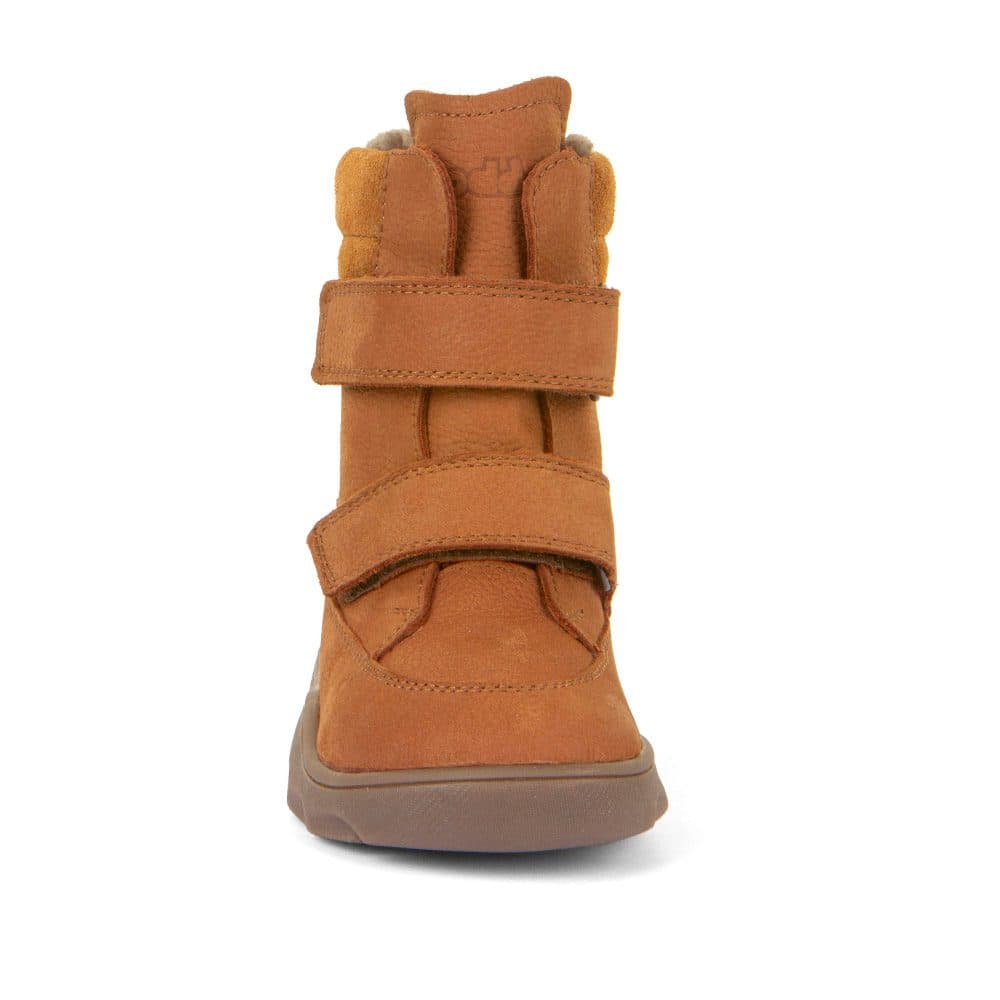 Dětské zimní barefoot boty ZERU TEX WINTER Cognac, Froddo, G3160240-2, hnědá - 25 - náhled 5